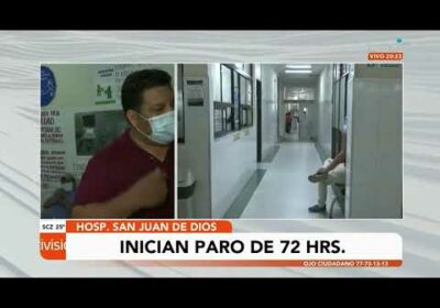 Trabajadores de salud del Hospital San Juan de Dios inician paro de 72 horas exigiendo equipamientos