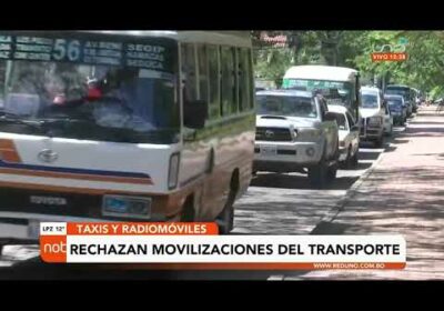Radiomóviles y taxis rechazan movilizaciones del transporte urbano que pide la anulación del BRT