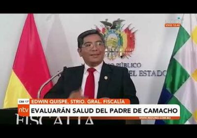 Fiscalía evaluará el estado de salud de José Luis Camacho para determinar si declarará en La Paz