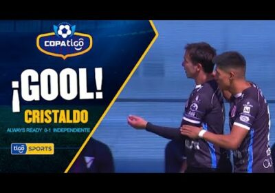 #CopaTigo🏆 Cristaldo con un extraordinario zurdazo pone en ventaja al ‘Matador’.