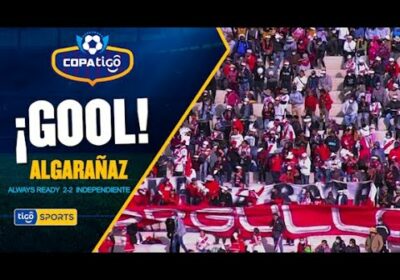 #CopaTigo🏆 Algarañaz con una hermosa rabona vuelve a igualar el marcador.