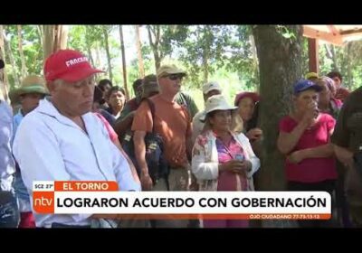 Comunarios del torno llegan a un acuerdo con la Gobernación y levantan bloqueo en Cenvircruz