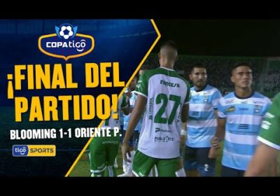 Blooming y Oriente Petrolero igualaron a un gol por lado en el clásico cruceño de la fecha 24.