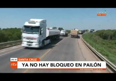 Comunarios levantan bloqueo en la ruta a Pailón tras llegar a un acuerdo con el Gobierno