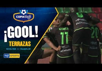 #CopaTigo🏆 Terrazas con un tremendo zurdazo iguala el marcador.