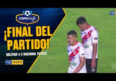 ¡Final del partido! Bolívar venció a Nacional Potosí por la jornada 24 de la Copa Tigo.