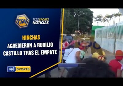 Hinchas agredieron a Rubilio Castillo tras el empate 2-2 ante Palmaflor.