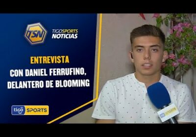 Daniel Ferrufino, delantero de Blooming, nos habla sobre el empate en el clásico ante Oriente