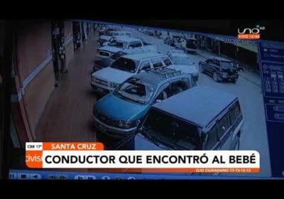 Conductor de taxi donde abandonaron a bebe relata que la mujer bajo a comprar pañales