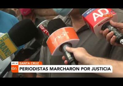 Periodistas marcharon en protesta por «lento» proceso de investigación en el caso emboscada