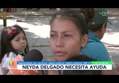 Neyda Delgado tiene un tumor en hombro izquierdo, lo cual deben operarla.