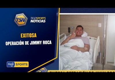 Exitosa operación de Jimmy Roca, de ligamentos cruzados meniscos de la rodilla derecha.