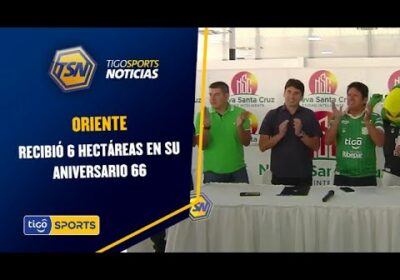 Oriente recibió 6 hectáreas en su aniversario 66.