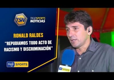 Ronald Raldes: “Repudiamos todo acto de racismo y discriminación”. Referencia al supuesto racismo