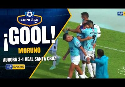 ¡Gol de Aurora! Moruno con un remate anota el tercer tanto del cotejo para el ‘Equipo del Pueblo’