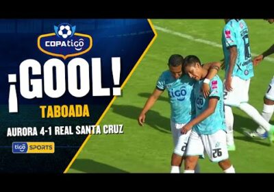 ¡Gol de Aurora! Taboada intentó sacar un centro que pegó en Guzmán y terminó en la portería