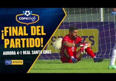 ¡Final del partido! Aurora goleó a Real Santa Cruz en el encuentro reprogramado de la jornada 24