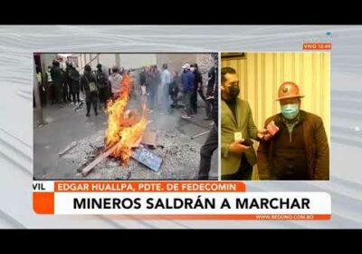 Potosí: Mineros saldrán a las calles con marchas exigiendo la abrogación de la ley 1386