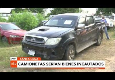 Encuentran en alojamiento camionetas usadas por encapuchados que atacaron bloqueos en Santa Cruz