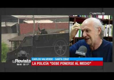 Carlos Valverde: : “Creo que tenemos una Policía militante”