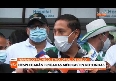 Desplegarán brigadas médicas en los puntos de bloqueos para vacunar contra el Covid 19