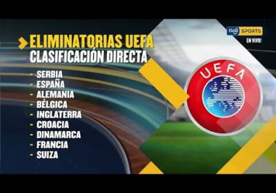 Estas son las clasificaciones directas de las Eliminatorias UEFA.