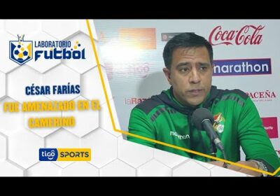 César Farías fue amenazado en el camerino. El hecho ocurrió antes del inicio del partido