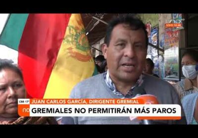 Grupo de gremiales marcharon en contra del paro y señalaron que no acatarán otro