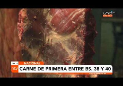 El kilo de carne de res llega hasta a Bs. 40 y se prevé que el precio siga en alza