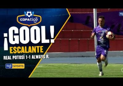 ⚽ 10′ ¡Gol de Real Potosí! Escalante rápidamente iguala el marcador del cotejo.