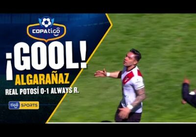 9′ ¡Gol de Always Ready! Algarañaz aprovechó un rebote tras un remate de Cabrera.