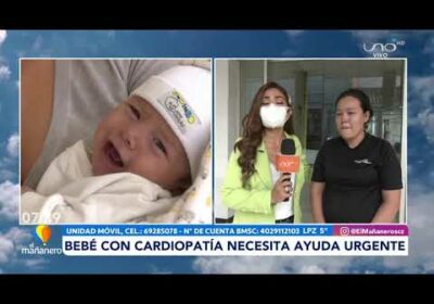 Bebé con cardiopatía necesita ayuda urgente