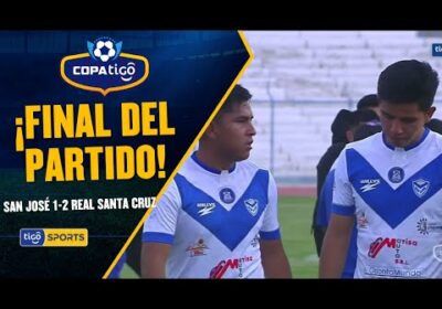 ¡Final del partido! Real Santa Cruz derrotó a San José en la continuidad de la fecha 26