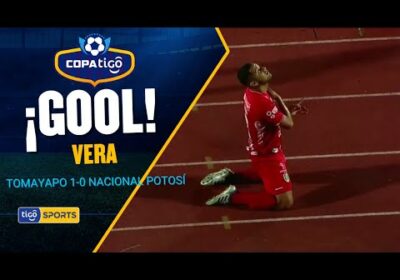 ¡Gol de Real Tomayapo! Vera aprovechó un balón en el área para poner en ventaja al cuadro tarijeño