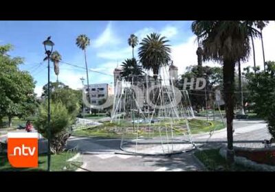 La llajta realiza el armado del árbol de navidad más grande| Cochabamba| Notivisión