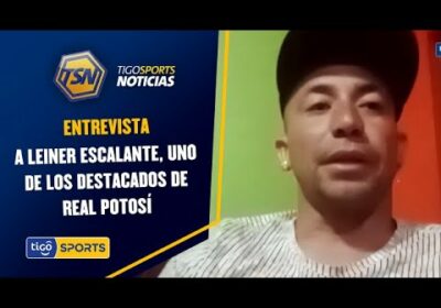 Entrevista a Leiner Escalante, uno de los destacados de Real Potosí. Comanda fútbol en el mediocampo