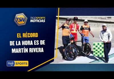 El récord de la hora es de Martín Rivera. 44 KM. 583M. de recorrido en categoría master b2, 44 años