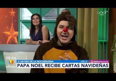 ¡Papa noel recibe cartas navideñas!