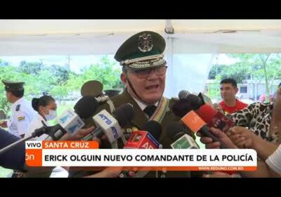 Santa Cruz tiene nuevo comandante de la Policía, Erick Olguín