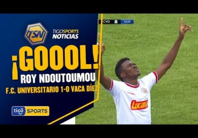 15′ ⚽ Gol de F. C. Universitario!!! Roy Ndoutoumou aprovecha un centro fuerte pegado al piso.