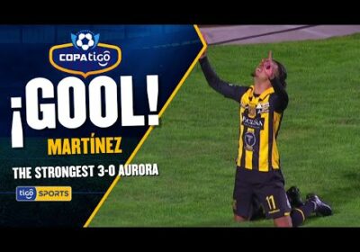 Gol de The Strongest! Ronaldo Martínez capitalizó un gran pase de Cardozo para sellar el triunfo