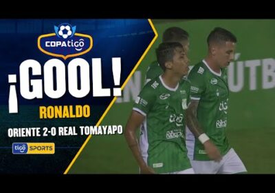 ¡Gol de Oriente Petrolero! Ronaldo Sánchez concluyó un contraataque furioso con un buen disparo