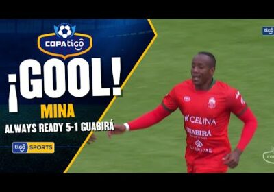 64′ ¡Gol de Guabirá! Mina con una buena jugada personal achica distancias en el marcador