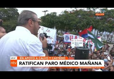 Colegio Médico ratifica paro de actividades para mañana en apoyo Rómulo Calvo