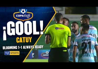 ¡Gol de Always Ready! Catuy aprovechó una gran asistencia del ‘Conejo’ Arce para empujar el balón