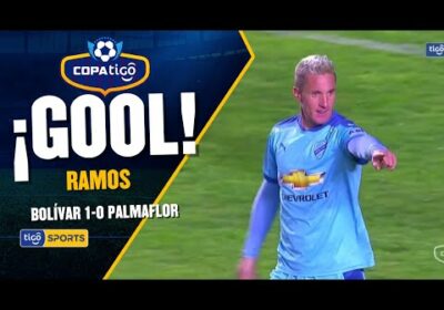 ¡Gol de Bolívar! Ramos aprovechó un buen centro de Fernández para mandar a guardar el balón al fondo