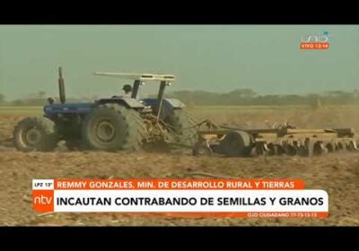 Incautan más de 581 toneladas de semillas de contrabando