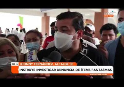 Jhonny Fernández instruye investigar denuncias de ítems fantasmas