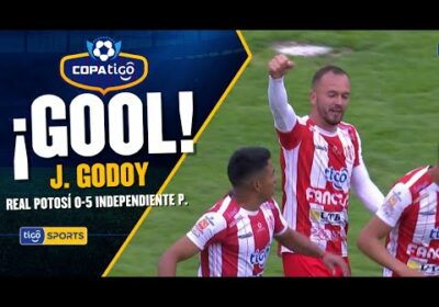 ¡Gol de Independiente! Godoy con un gran remate cruzado al ángulo marca el quinto grito de la tarde