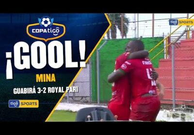 ¡Gol de Guabirá! Mina con una gran carrera y una tremenda definición logra revertir el resultado